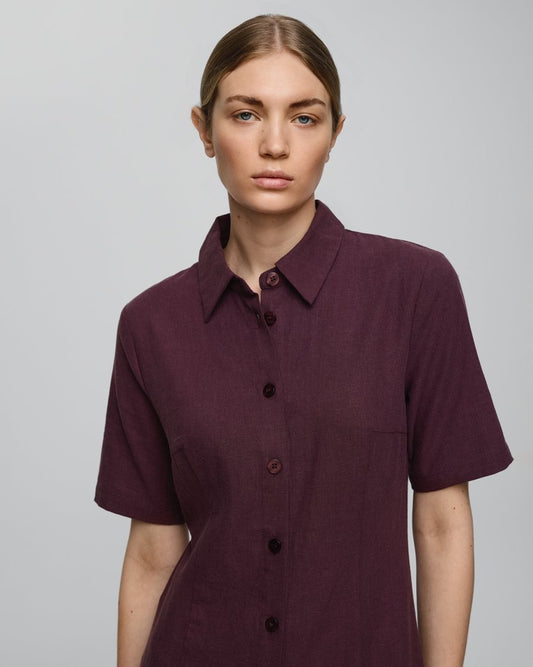 MSCH Gailana Shirt Dress - Fudge