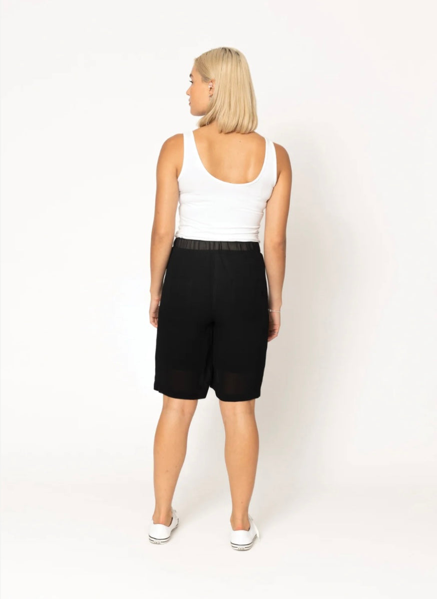Ford Shorts - Viscose - Black