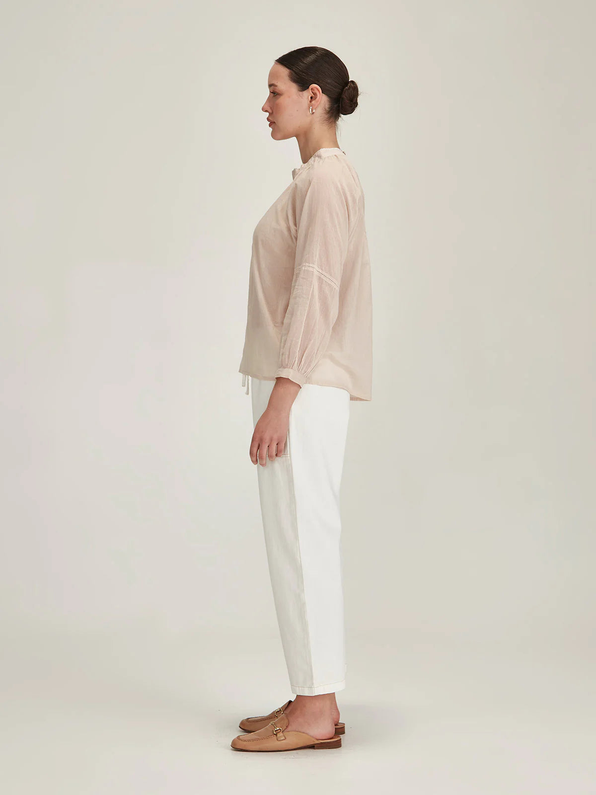 Hana Embroidered Top - Perla