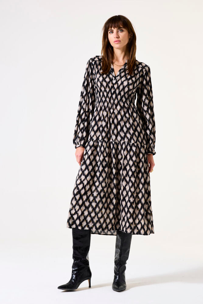Diamond Print Dress