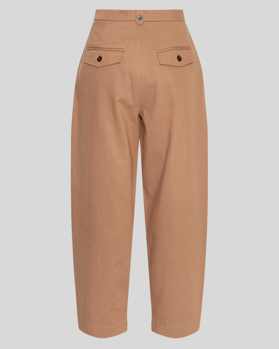Gweneth Waisted Pants - Toasted Coconut