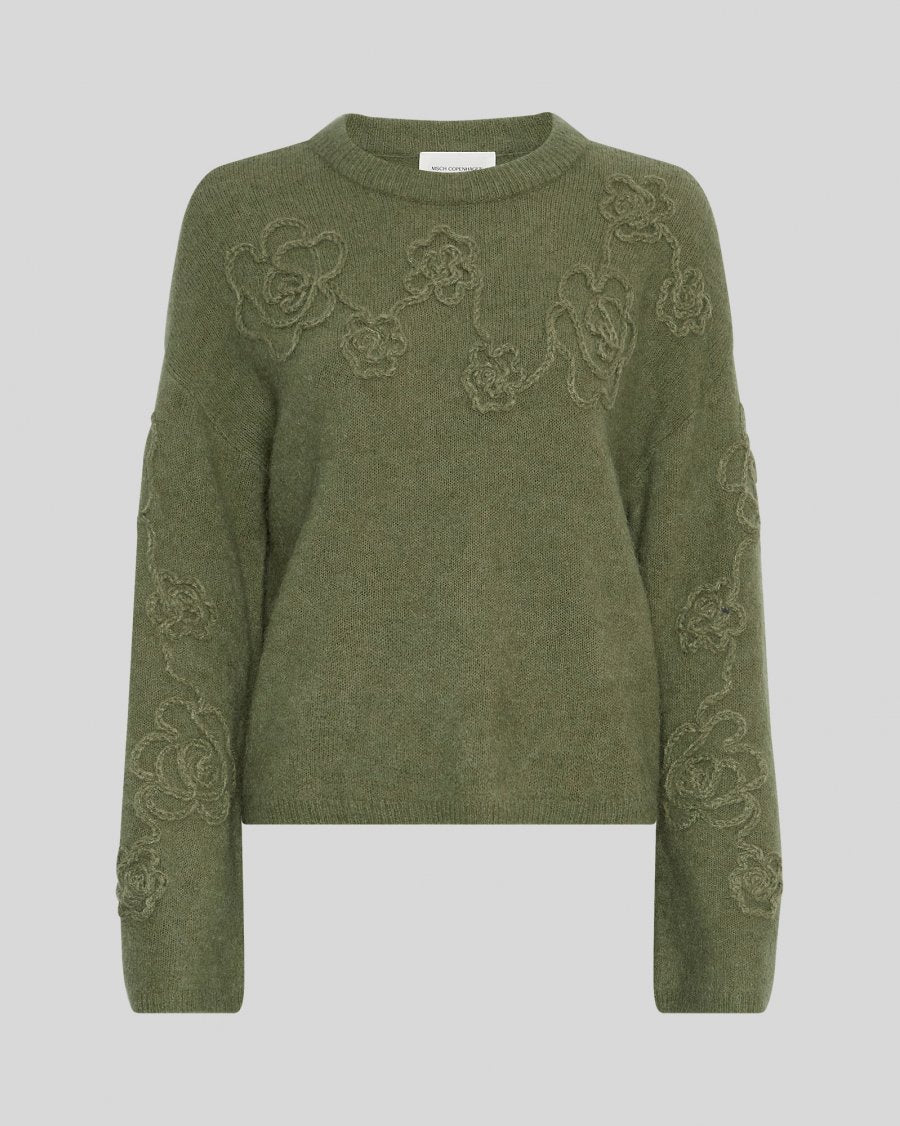 Miabelle Hope Pullover - Olivine/Flower