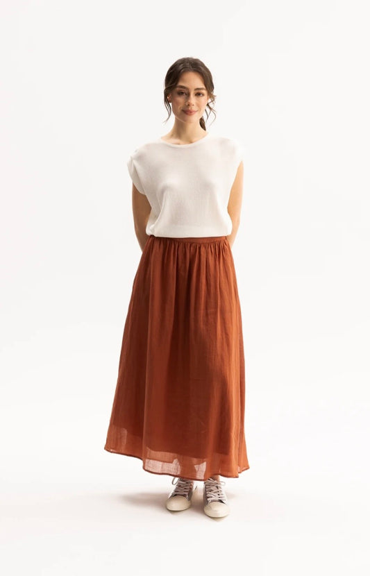 Molly Skirt - Brick