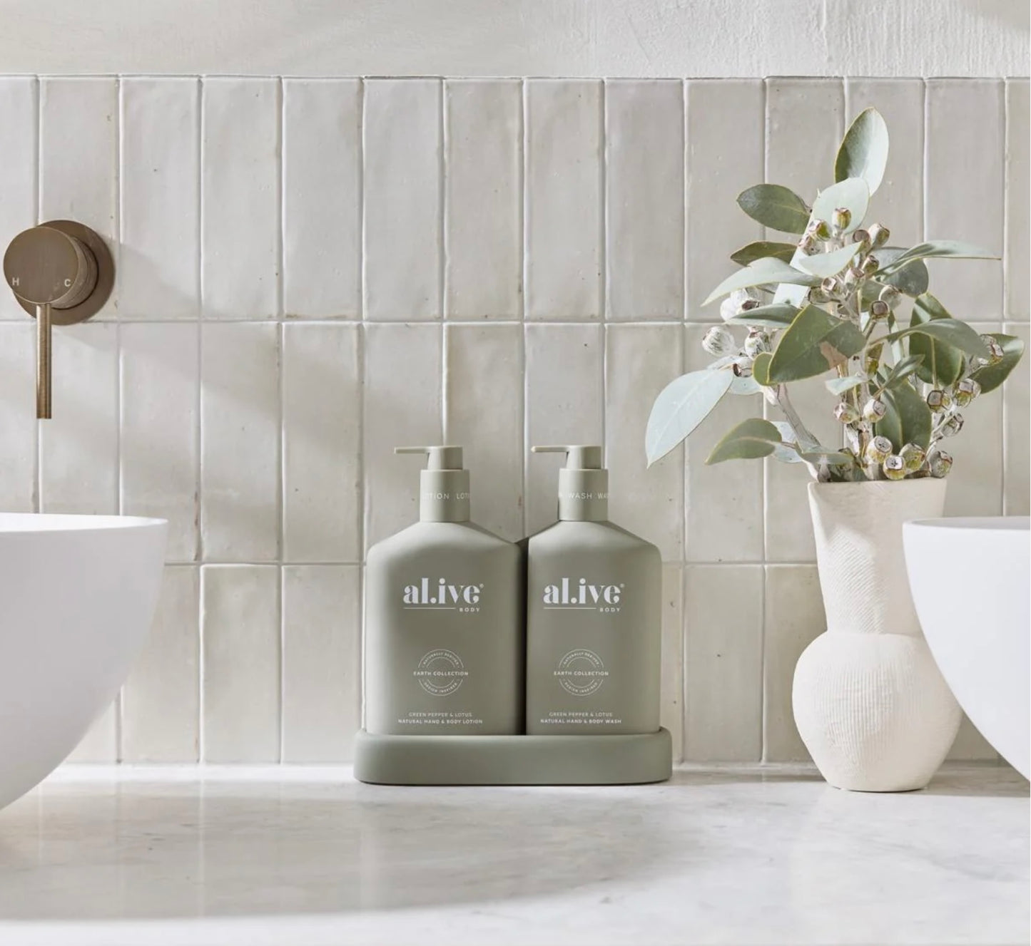 Wash & Lotion Duo - Green Pepper & Lotus