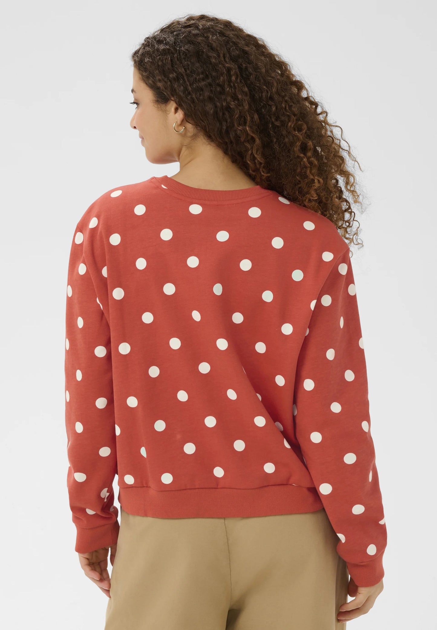 Zagna Sweatshirt - Vailant Poppy/Ice Dots