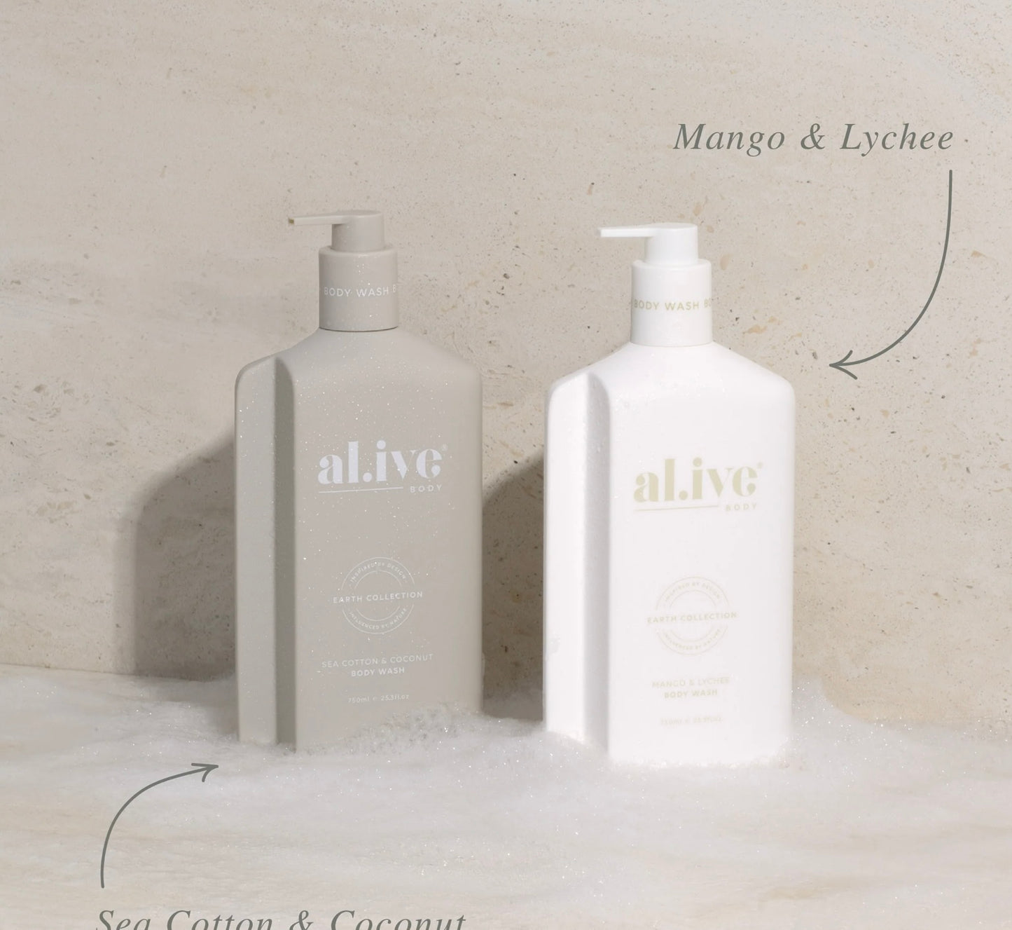 750ml Body Wash - Mango & Lychee