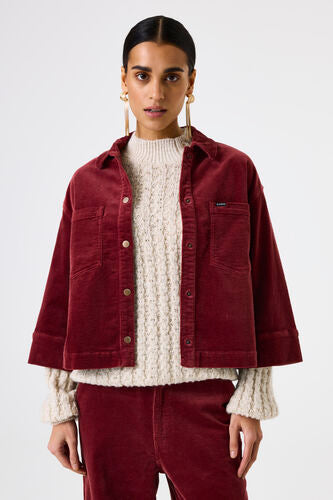 Cord Jacket - Scarlet Oak