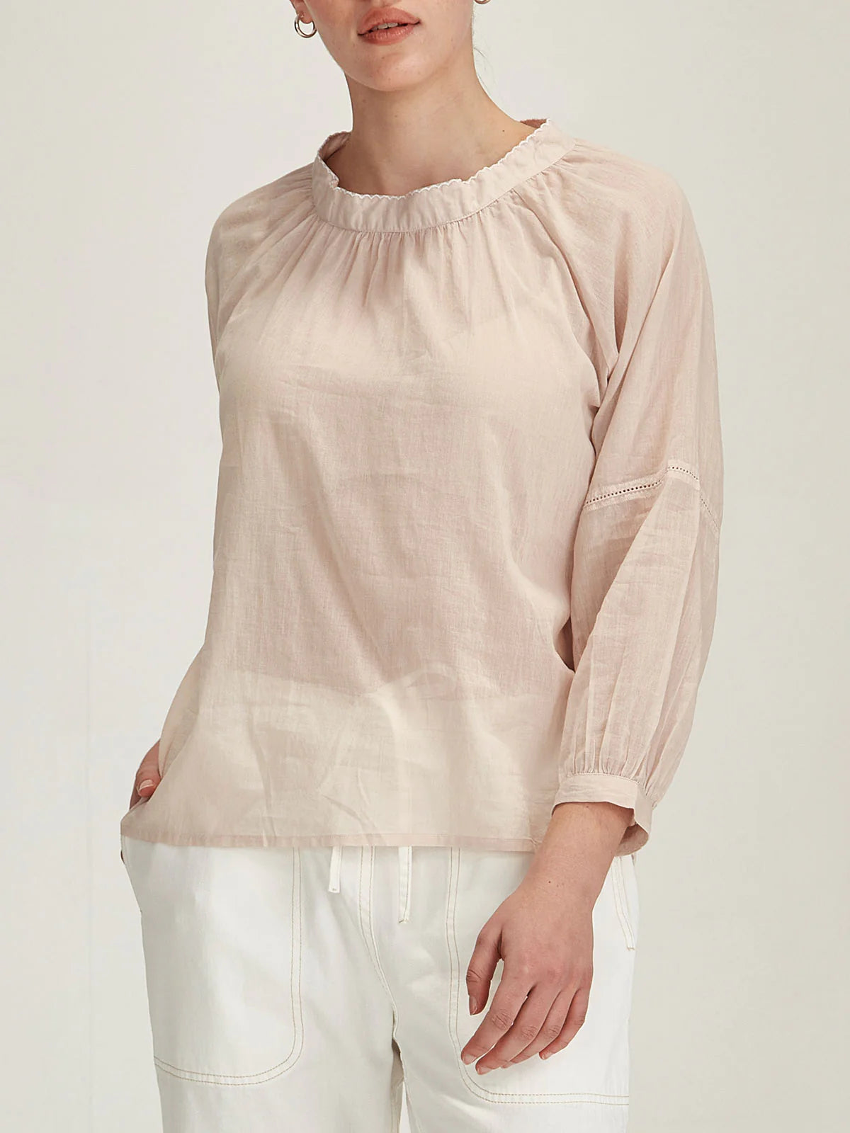 Hana Embroidered Top - Perla