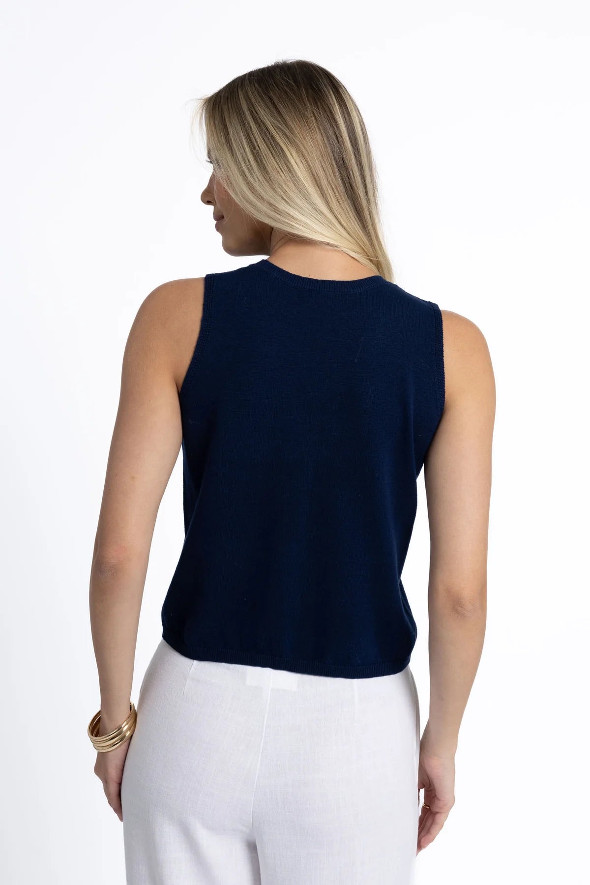 Colette Tank - Deep Navy