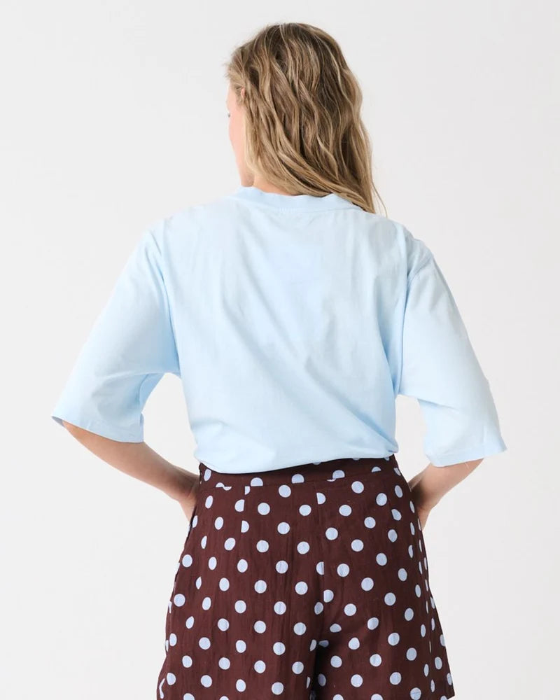 Hallie Tee - Ice Blue