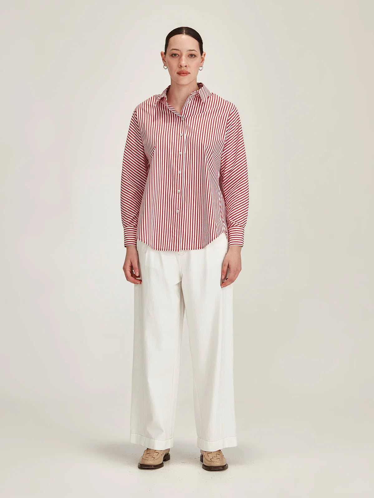 Carrera Shirt - Plum Stripe