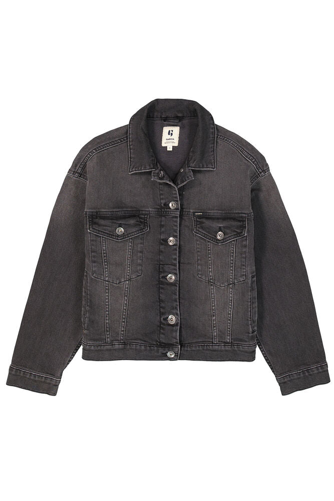 Cropped Denim Jacket - Medium Used