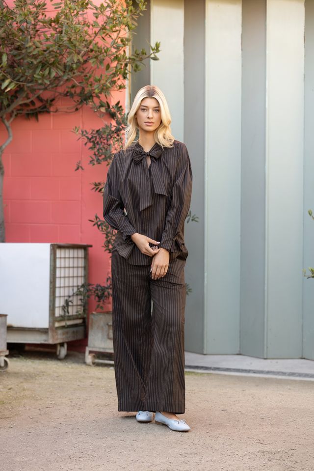 Nomad Pant - Chocolate Stripe
