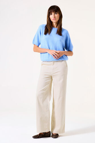 Off White Cord Pants