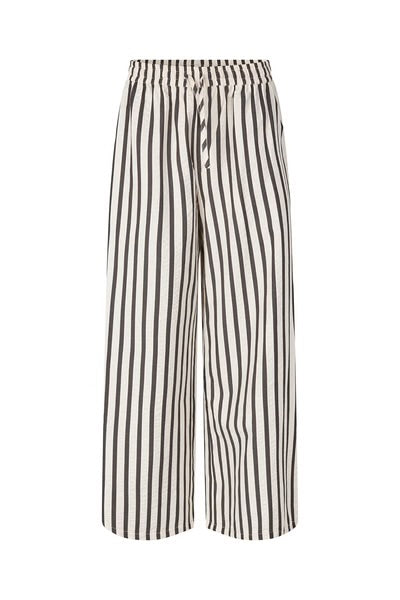 Rita Pants - Black/Cream Stripe