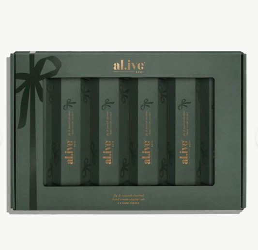 Hand Cream Cracker Set - Fig & Toasted Chestnut