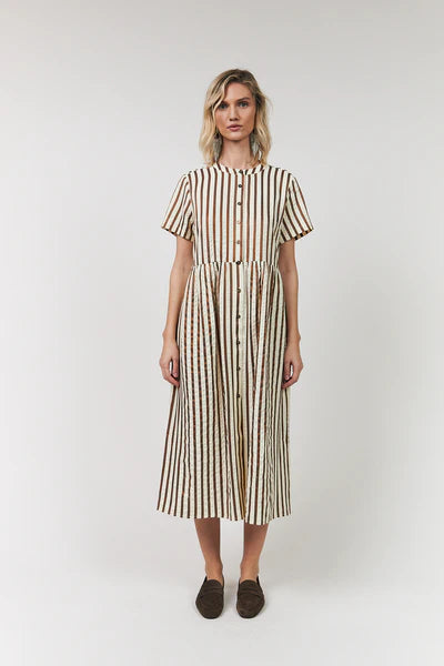 Aliya Maxi Dress - Dark Mokka
