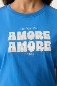 La Dolce Vita Tee - Cobalt Blue