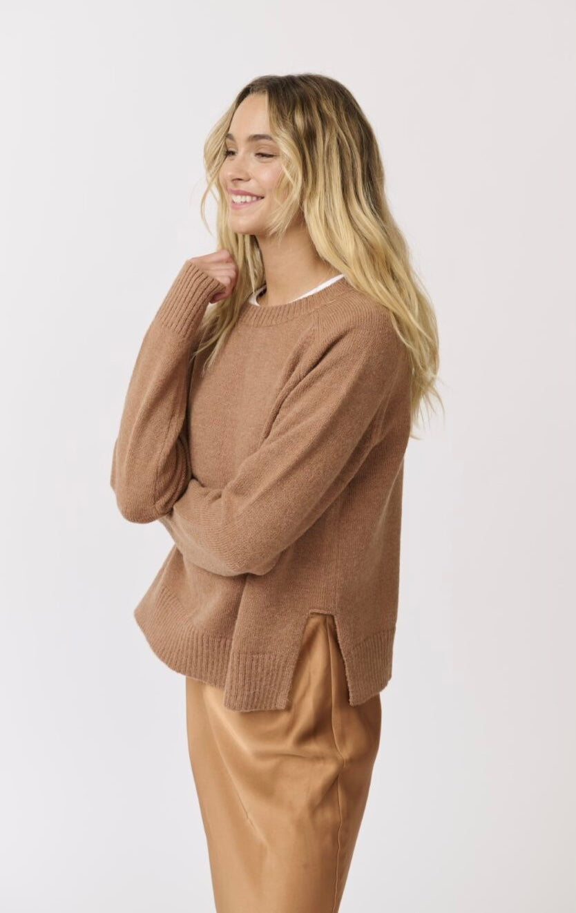 Tory Knit Sweater - Nutmeg