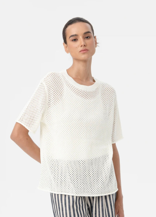 Boyfriend Top - Cream