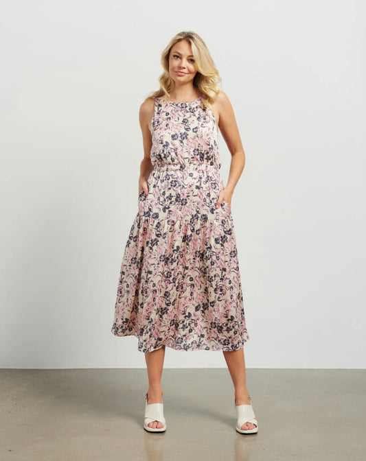 Ingrid Dress - Pink Posey