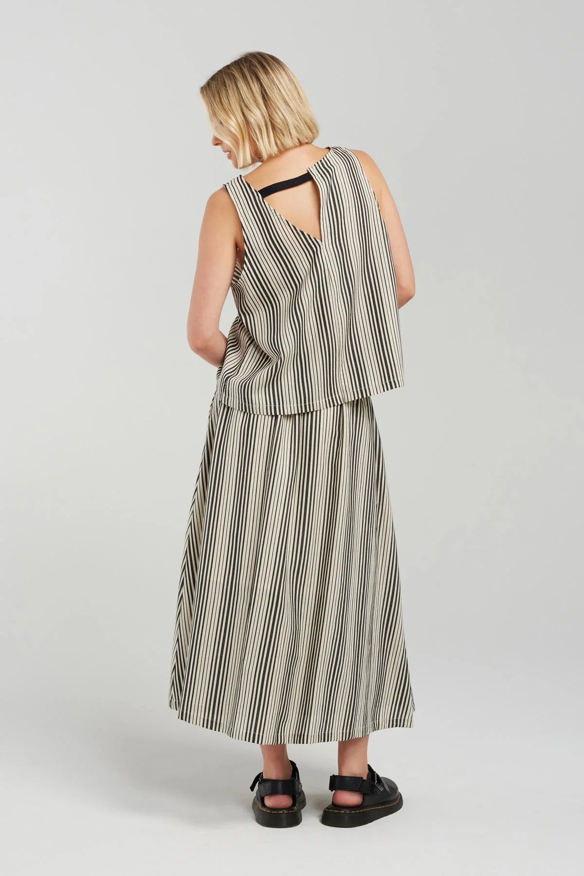 Sutton Top - Black Stripe