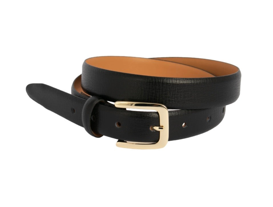 Bliss Black Leather Belt