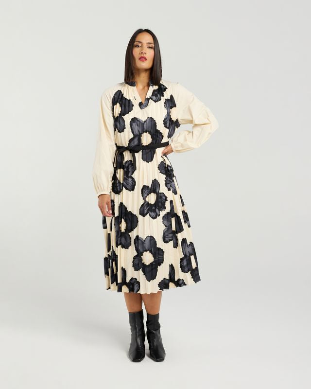 Solene Dress - Daisy Noir