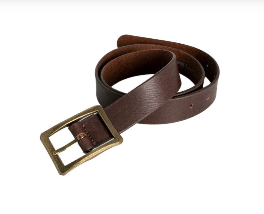 Narelle Leather Belt - Chocolate