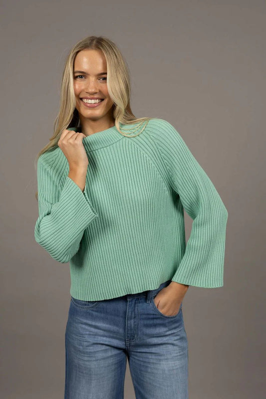 Anchor Sweater - Mint Green