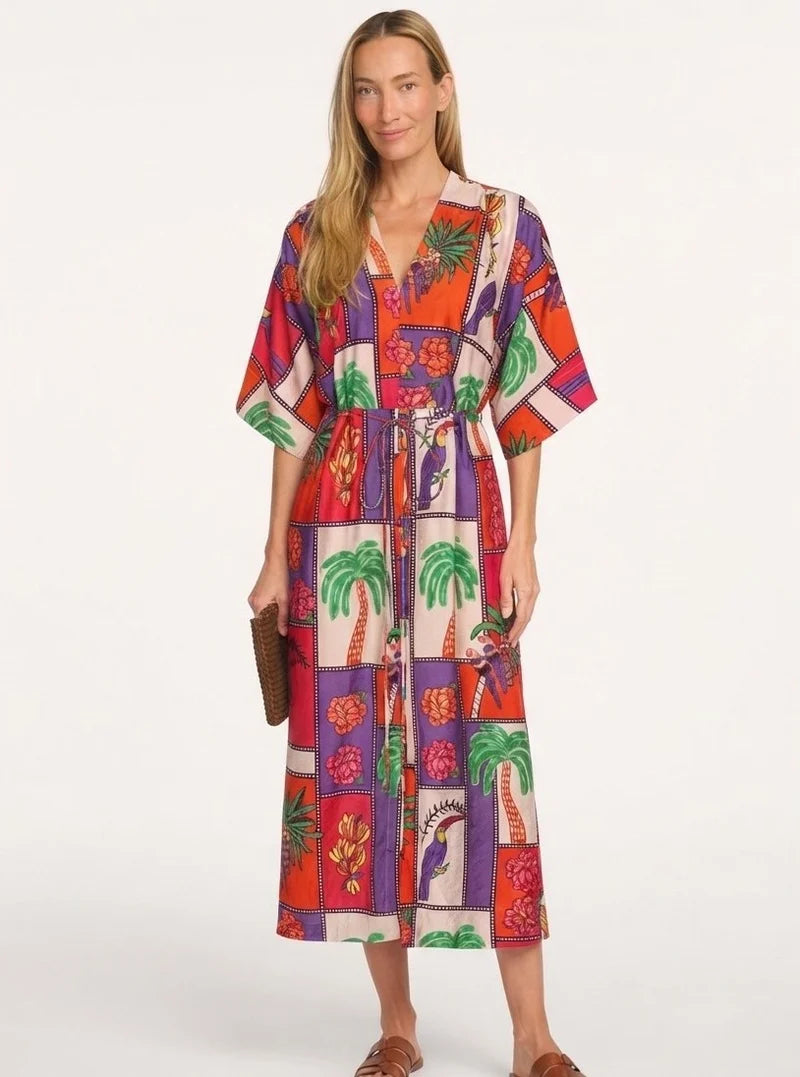 Jemimal Maxi Dress - Multi