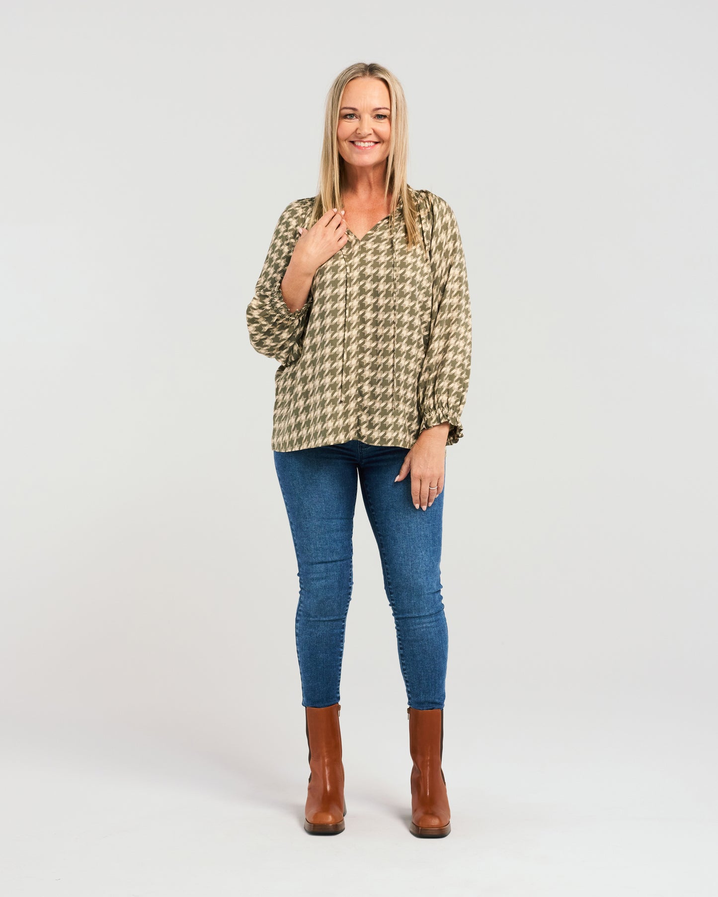 Keira Top - Chevron