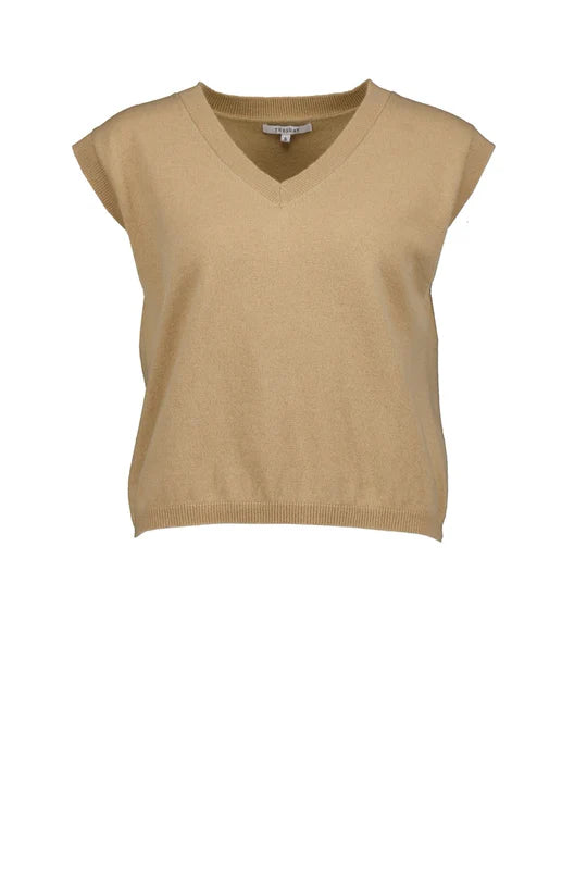 Jasper Vest - Camel Cashmere