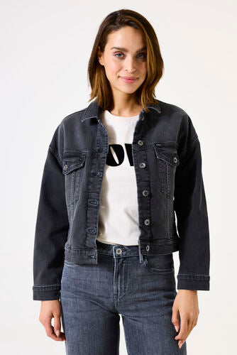 Cropped Denim Jacket - Medium Used