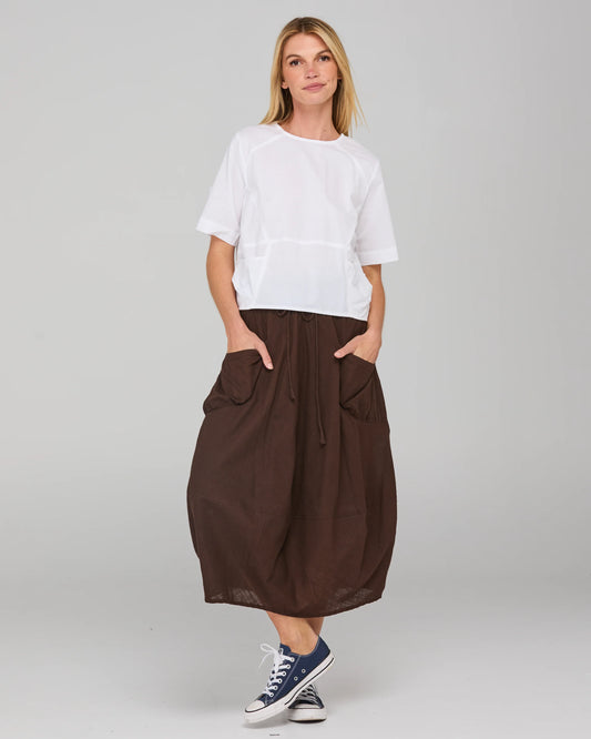 Guru Skirt - Ground Coffee