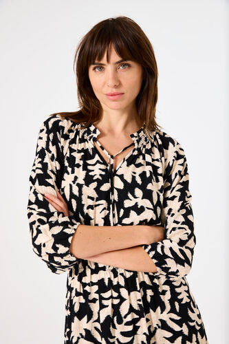 Tie Neck Dress