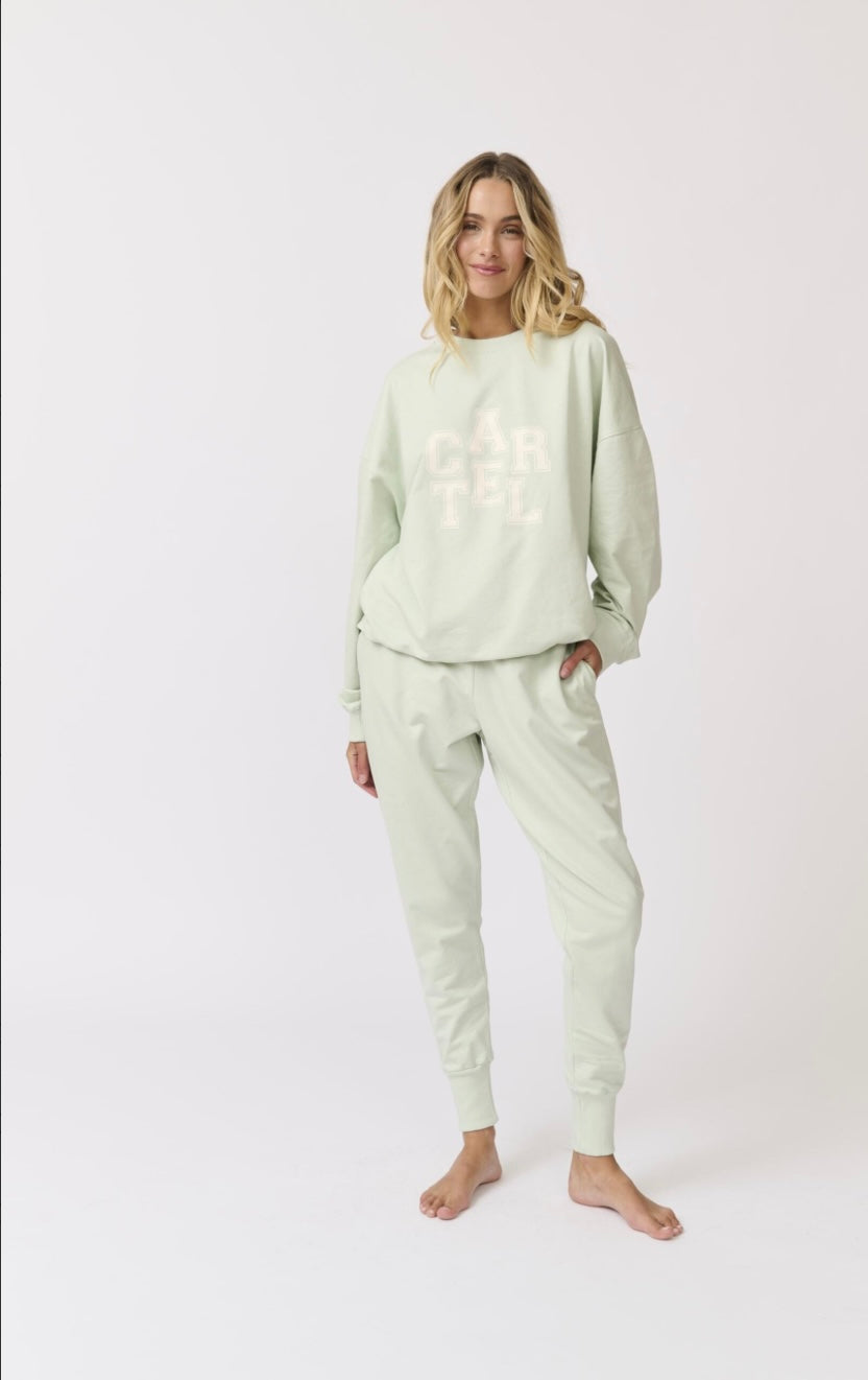 Mia Track Pant - Matcha