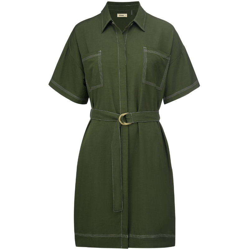 Cora Shirt Dress - Bonsai