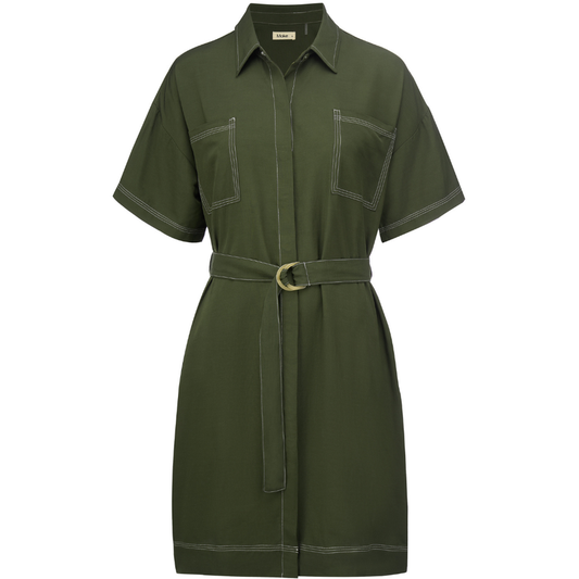 Cora Shirt Dress - Bonsai