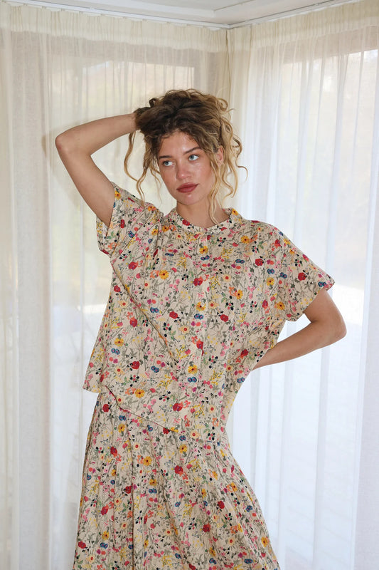 Mya Shirt - Flower Print