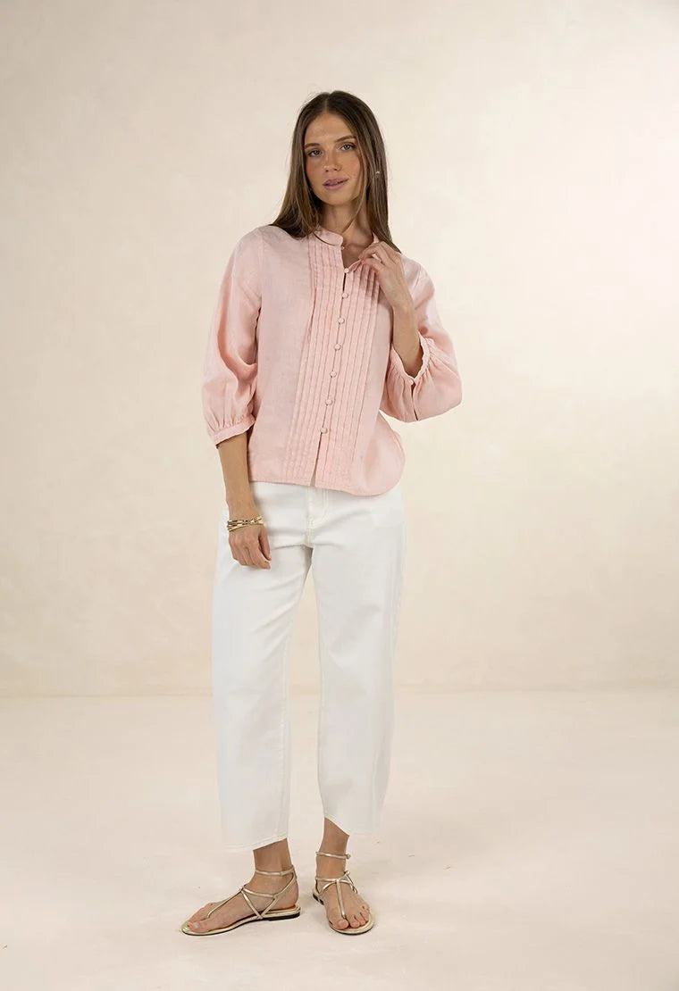 Hazel Blouse - Soft Pink