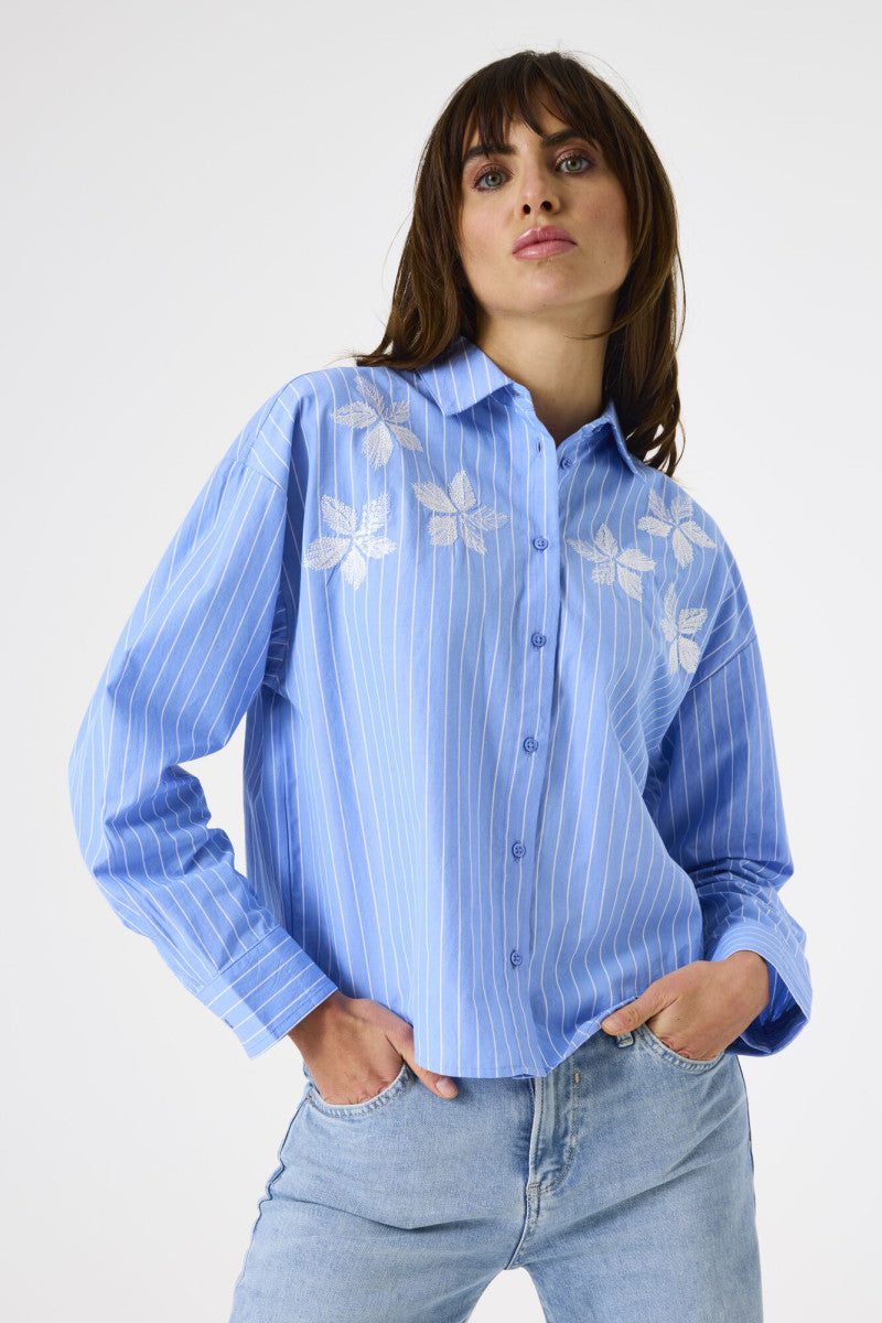River Valley Shirt - Blue Stripe