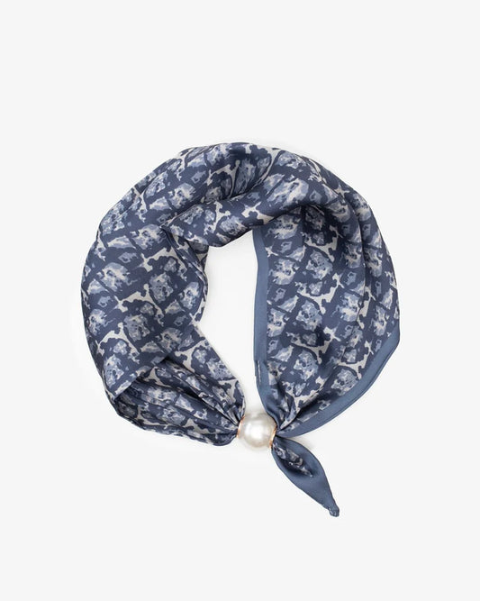 Pearl Fasten Neck Tie - Admiral