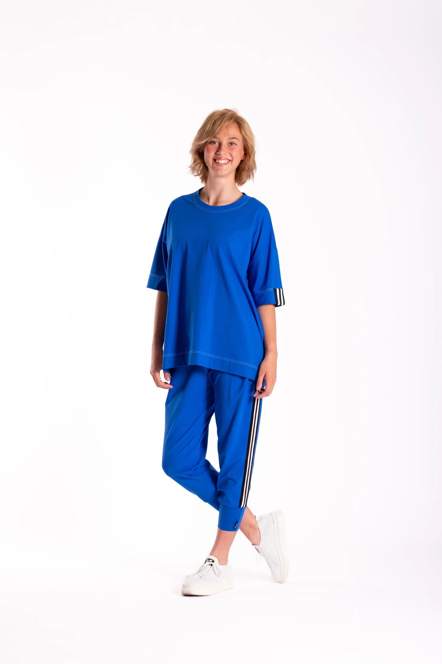 Box Tee - Cobalt