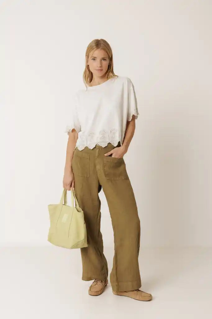 Linen Pants - Khaki