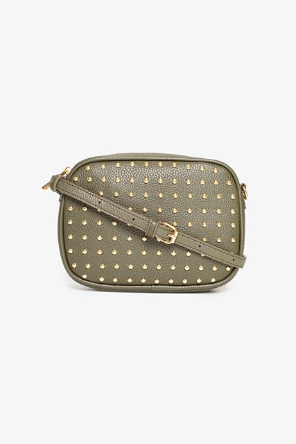 Aggie Bag - Khaki Gold Stud