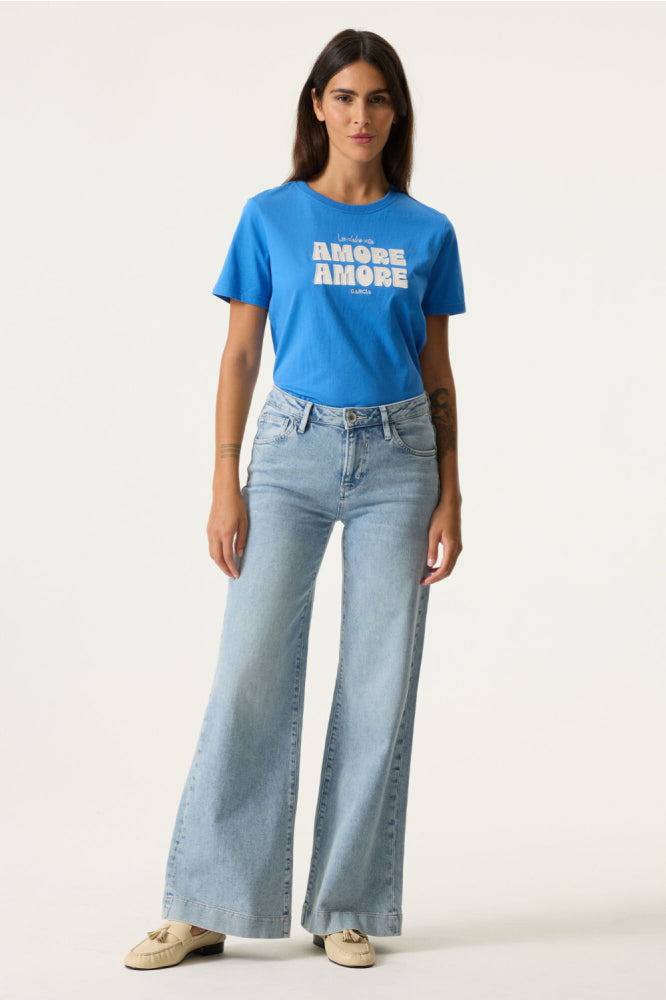 La Dolce Vita Tee - Cobalt Blue