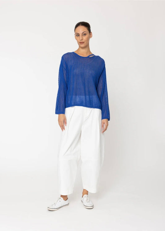 Capri Top - Cobalt