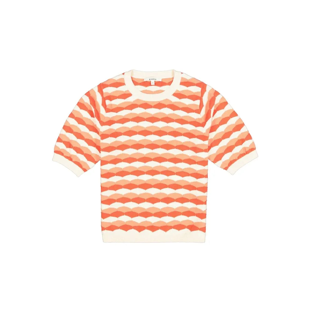 Print Pullover - Paprika