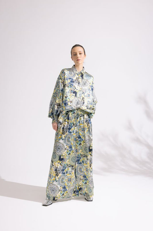 Inka Shirt - Royal Print